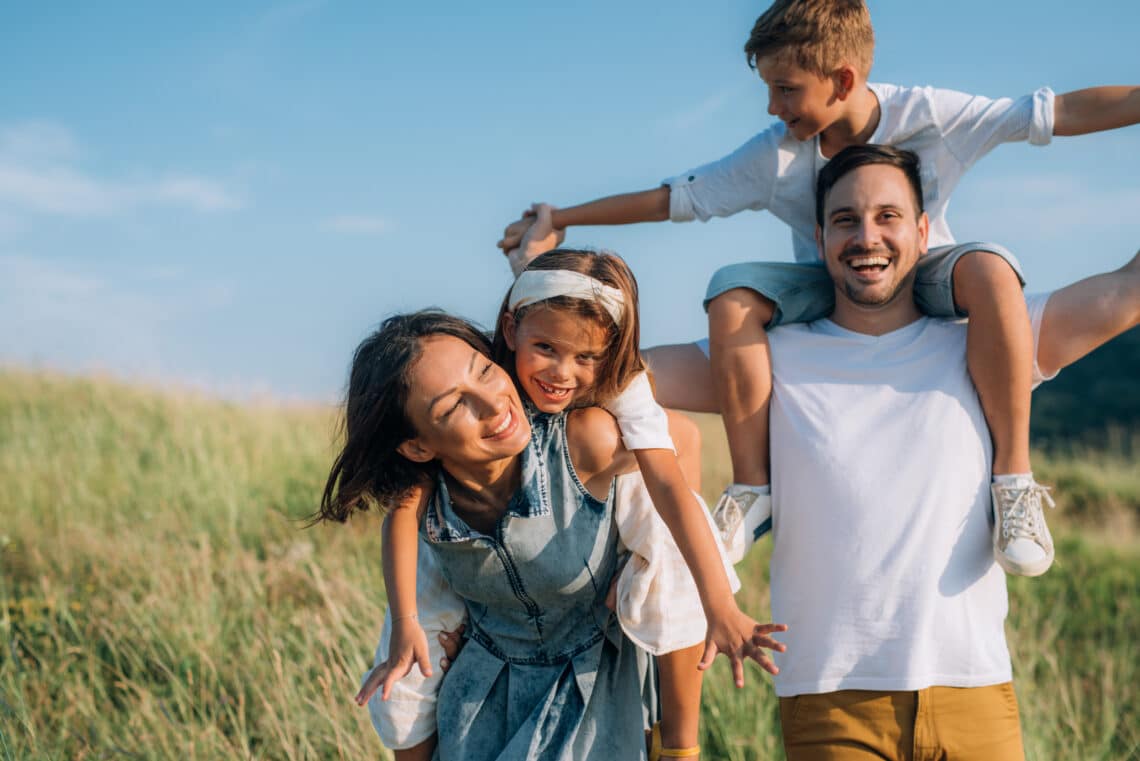 Eine glückliche Familie