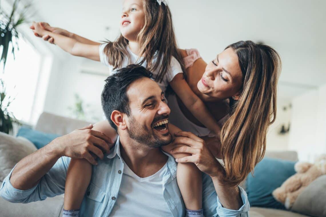 Eine glückliche Familie