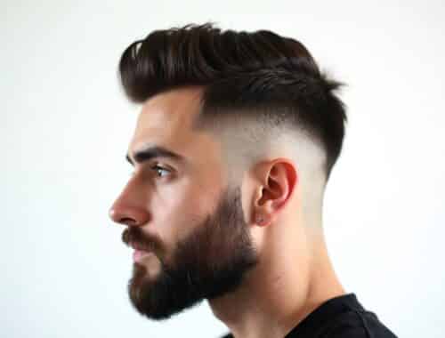 Moderner Herrenhaarschnitt mit Bartprofil | Hair Extensions